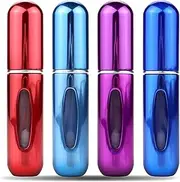 Portable Mini Refillable Perfume Atomizer Bottle，Atomizer Perfume Bottle,Refillable Perfume Spray, Scent Pump Case, Perfume Atomizer Refillable Travel 4 Pcs Pack of 5ml