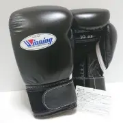 Winning Boxing Gloves 10oz Black MS-300B Magic Tape from Japan New In Stock