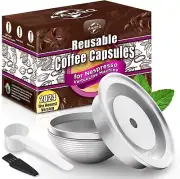 Reusable Vertuo Pods, Refillable Coffee Capsules for VertuoLine Machine,...