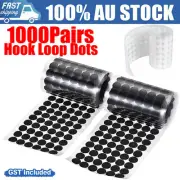 1000pairs Hook & Loop Sticky Self Adhesive Dots Coins Circles Tape 2cm AU NEW