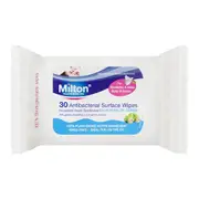 Milton Antibacterial Surface Wipes 30 Pack
