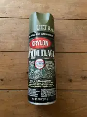 Krylon Camouflage Spray Paint Woodland Light Green Verde Claro Bosque