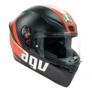 AGV K-1 K1 GRIP MATT BLACK RED MOTORCYCLE FULL FACE HELMET SIZE S MS ML L XL