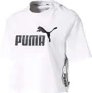 Women'S Amplified Cropped Tee, Puma White, XL