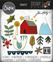 Tim Holtz Funky Nordic Thinlits Die Set
