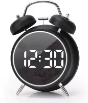 Digital Small Alarm Clock Double Bell Electronic Led Alarm Clock