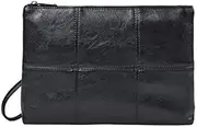 [YANYUESHOP] Men's Handbags，Women Clutch Bag Wallet Lattice Handbag Envelope Business Organizer Purse