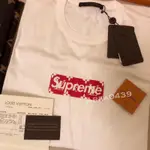 【AREA0439】聯名 2017 SUPREME X LOUIS VUITTON BOX LOGO TEE 短T LV