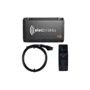 Elecbrakes Electric Brake Controller + Trailer Wired Leader + Remote Bundle