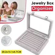 Jewellery Box Ring Earring Jewelry Display Organizer Box Holder Storage Case