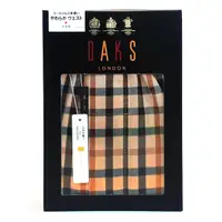 在飛比找蝦皮購物優惠-DAKS 內褲 四角褲平口褲咖啡駝色格紋全新日本 100%原