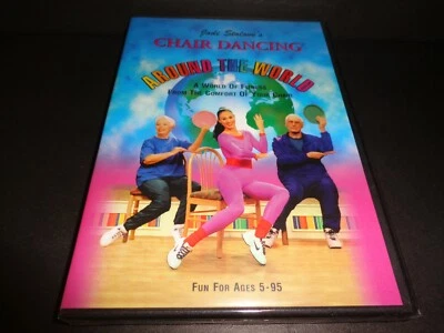 JODI STOLOVE'S CHAIR DANCING AROUND THE WORLD-Get fit in your chair-Age 5-95-DVD