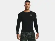 Under Armour Men's HeatGear Armour Compression Long Sleeve Shirt 1361524-001