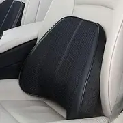Comfortable 3D Breathable Car Headrest Neck Pillow Auto Accessories Memory Foam fit for Se-at Cushions Back Head Restraint Travel Pillow (Color : Orange-Waist) (Color : Blackwaist)