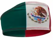 International Tie Mexico Flag Nonslip Elastic Sports Headband for Men and Women