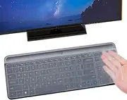 Logitech MK470 & K580 K585 Keyboard Cover, Silicone Dust Protector Skin for MK470, K580, K585 Models, Clear