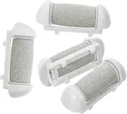 4pcs Foot File Rollers for Tool Replacement Heel Scraper for Dead Skin Removal Coarse Head Refills
