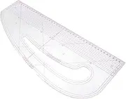 Angoily French Curve Ruler Metric Sewing Ruler French Curve Pattern Ruler Sewing Measure Tailor Ruler for Tailor Craft Tool Drawing Measuring Supplies