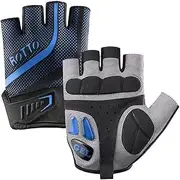 [ROTTO] Cycling Gloves Half Full Finger Mountain Bike Gloves for Men Women with Gel and SBR Padding