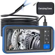 Dual Lens Endoscope Camera with Light, 4.5" HD Snake Borescope Inspection Cam...