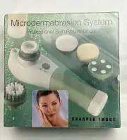NEW Sharper Image Microdermabrasion System Skin Rejuvenation Pro Cleansing Set