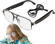 Misaakoeq Ai Translation Glasses - Smart Eyewear for Travel Driving Meeting - Stylish Multifunctional Eyewear with Long-Lasting Battery for Language Calling Reading Women