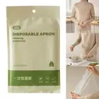 5Pcs/Bag Bib Disposable Aprons Oil-proof Cooking Apron BBQ