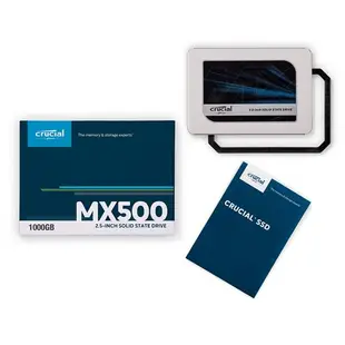 含發票Micron Crucial MX500 1TB SSD飛快完成任何操作 充滿自信地進行安裝