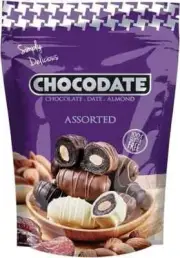 Chocodate RichSilky Chocolate Golden RoastedAlmond 250G Free Shipping World Wide