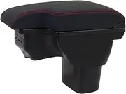 Auto Armrest Box Armrest Box Car Armrest Interior Storage Box with USB ESQ 2010 2011 2012 2013 2014 2015 2016 2017 2018 2019(3USB 2)