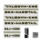 Reliance - Hardtail - Black decal set - old school bmx