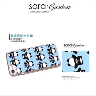 【Sara Garden】客製化 軟殼 蘋果 iPhone6 iphone6s i6 i6s 手機殼 保護套 全包邊 掛繩孔 可愛墨鏡熊貓