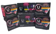 Kotex - Travel Pack - 4 Tampons & 2 Liners 2 Boxes. 4 Barely there Liners 18 Ct