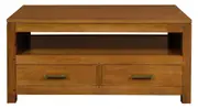 Paris 4 Drawer Coffee Table (Light Pecan)