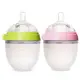 comotomo 矽膠奶瓶150ML(綠色/粉紅色)
