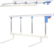 Folding Bedside Rail for Home/Hospital, Elderly Safety Bed Assist Railing with Installation Accessories, Easy to Get in or Out of Bed Safely
