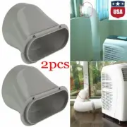 2pcs Exhaust Hose Window Adaptor Kit For Portable Air Conditioner Tube Connector
