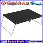 LF# Foldable Camping Side Table with Carrying Bag for Outdoor Backpacking (Black