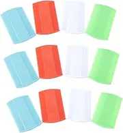 12pcs Double Sided Plastic Flea Combs for Pet Grooming Fine Tooth Combs White Blue and Orange for Removing and Nits Lightweight and Durable
