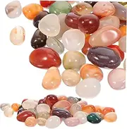 Kisangel 1 Pack Aquarium Stones Jewelry Irregular Plant Decorative Gravel Rocks Aquarium Pebbles Small Terrarium Succulent Cactus Rocks Fish Tank Pebbles Fish Tank Gravel Rough Stone Agate