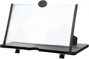 Screen Magnifier Cell Phone Stand Screen for Projector Projection Screen Durable Cellphone Stand Projector Screen Phone Holder Home Amplifier Phone Accessories Phone Rack Abs Black