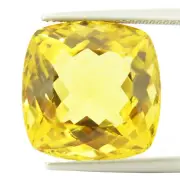 GIL Certified Flawless 21.81ct Natural AAA Golden Yellow Beryl mined at Brazil