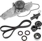 VANJING Timing Belt Kit with Water Pump Compatible with 2003-2018 Honda Accord Crosstour Odyssey Pilot Ridgeline, Acura MDX RDX RL TL TSX ZDX Saturn Vue 3.0L 3.5L 3.7L Replaces TKH002 TCKWP329