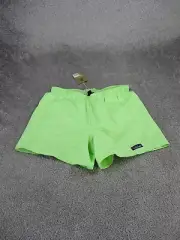 Patagonia Baggies Shorts Womens Small Light Green Nylon NEW