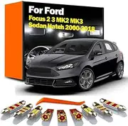 LED Interior Light Kit, For Ford Focus 2 3 MK2 MK3 Sedan Hatch 2000-2017 2018 Car Accessories Dome Map Lamp