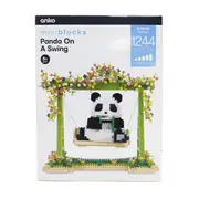 1244 Piece Mini Blocks Animal Series: Panda On a Swing