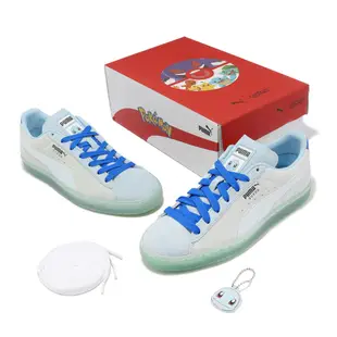 Puma 休閒鞋 Suede Classic Squirtle 藍 女鞋 寶可夢 傑尼龜 【ACS】 38732601