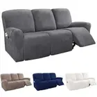Suede Recliner Sofa Covers Elastic Sofa Protector Armchair Cover Couch Covers
