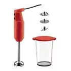 BODUM BISTRO ELECTRIC BLENDER STICK SET WITH ACCESSORIES RIBBON RED RRP $132.99