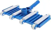 WEKADRIN Swimming Pool Cleaning Sucker Professional Plastic Vacuum Brush Head for Pool Dirt Removal Easy Maneuvering with Non Slip Wheels Compatible with All Pool